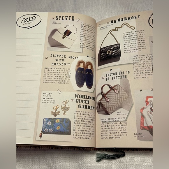 ⚫️ NEW Gucci Scrapbook, Look Book & Notebook with GG Monogram Cover - Picture 8 of 9